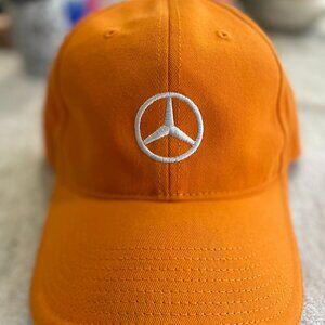 Sherbet Orange Mercedes Benz Dad Hat